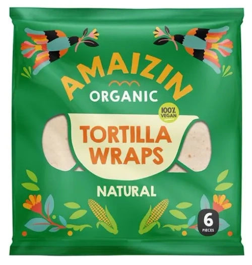 Tortilla wrapy wraps 6 szt. 240 g - Amaizin (EKO)