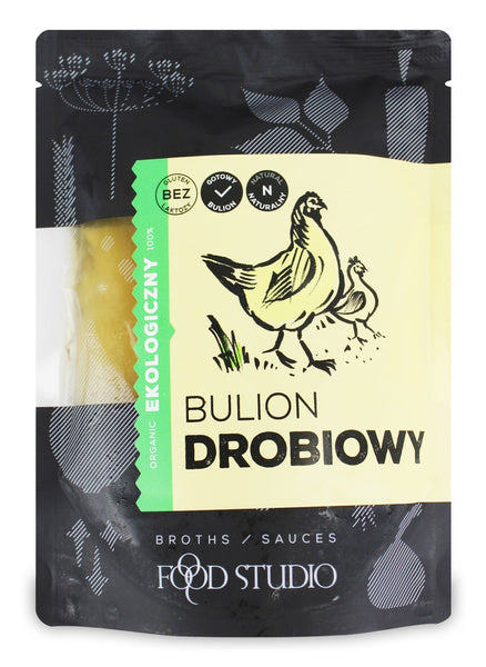 Bulion drobiowy w płynie bezglutenowy 350 ml - Food Studio (EKO)