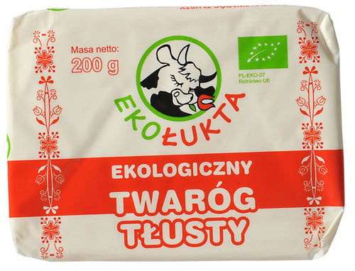 Ekologiczny twaróg tłusty 200 g - Eko Łukta (EKO)