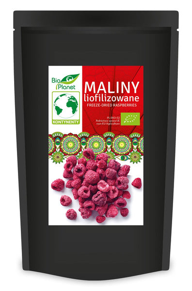 Maliny liofilizowane 30 g - Bio Planet (EKO)
