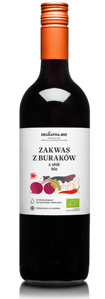 Zakwas z buraków z chili 700 ml - Delikatna (EKO)